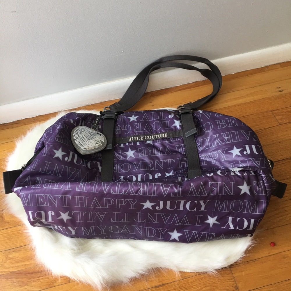 — Juicy Couture — Royal Purple Large Duffel Bag
